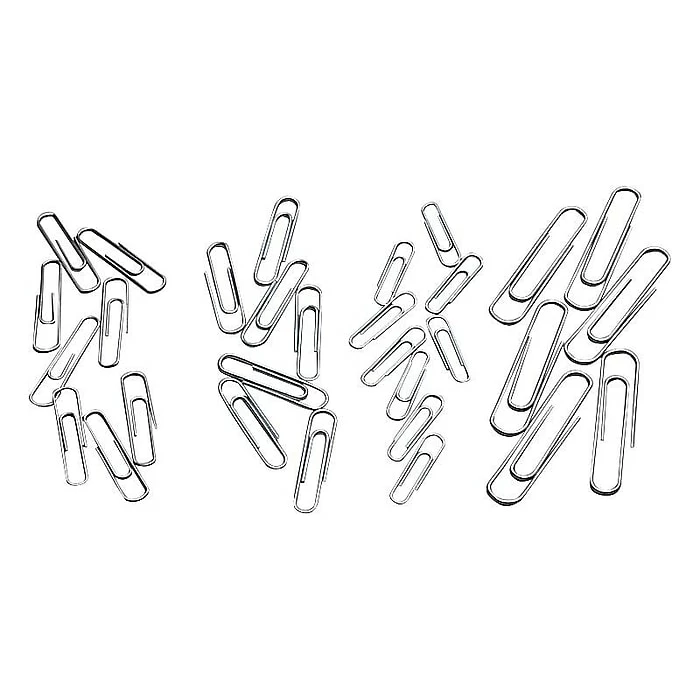 Officemate Gem Paper Clips, #1, Silver, 100/Box (99911) 3 Officemate Gem Paper Clips, #1, Silver, 100/Box (99911)