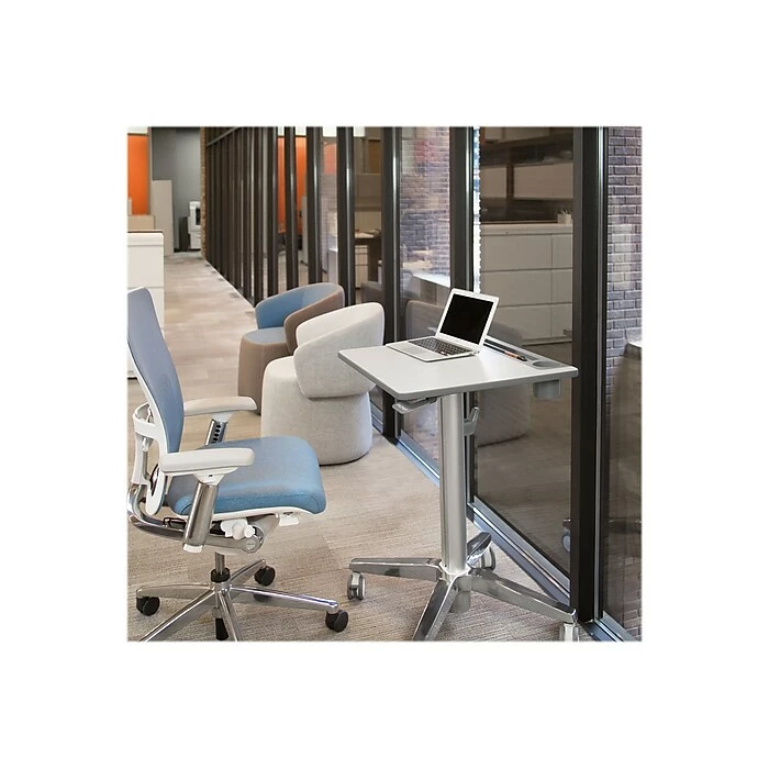 Ergotron LearnFit 24"W Adjustable Desk, MDF (24-547-003) 9 Ergotron LearnFit 24"W Adjustable Desk, MDF (24-547-003) - Image 7