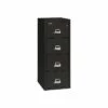 FireKing Classic 4-Drawer Vertical File Cabinet, Fire Resistant, Letter, Black, 25.06"D (4-1825-CBL) 2 FireKing Classic 4-Drawer Vertical File Cabinet, Fire Resistant, Letter, Black, 25.06"D (4-1825-CBL) -STAPLES Sales sp43805826 sc7