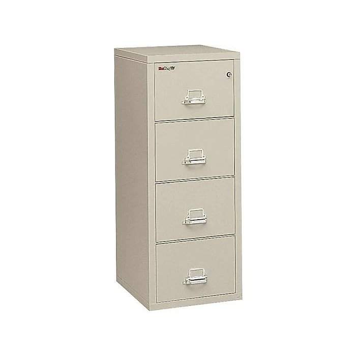 FireKing 2 Hour Rated 4-Drawer Vertical File Cabinet, Fire Resistant, Letter, Beige, 31.19"D (4-1956-2PA) 5 FireKing 2 Hour Rated 4-Drawer Vertical File Cabinet, Fire Resistant, Letter, Beige, 31.19"D (4-1956-2PA) - Image 3