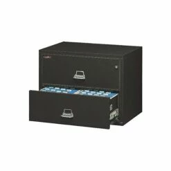 FireKing Classic 2-Drawer Lateral File Cabinet, Fire Resistant, Letter/Legal, Black, 37.5"W (2-3822-CBL) -STAPLES Sales sp43805852 sc7