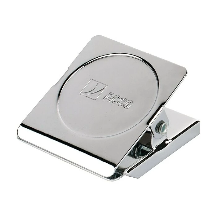 ACCO Magnetic Clip, Large, Silver Chrome (A7072133) 3 ACCO Magnetic Clip, Large, Silver Chrome (A7072133)
