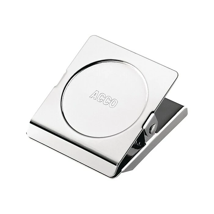 ACCO Magnetic Clip, Large, Silver Chrome (A7072133) 4 ACCO Magnetic Clip, Large, Silver Chrome (A7072133) - Image 2