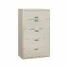 HON Brigade 600 Series 5-Drawer Lateral File Cabinet, Locking, Letter/Legal, Gray, 42"W (H695.L.Q) 1 HON Brigade 600 Series 5-Drawer Lateral File Cabinet, Locking, Letter/Legal, Gray, 42"W (H695.L.Q) -STAPLES Sales sp43813123 sc7