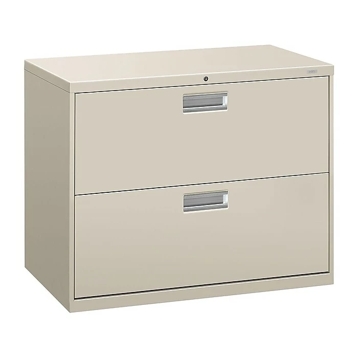 HON Brigade 600 Series 2-Drawer Lateral File Cabinet, Locking, Letter/Legal, Gray, 36"W (HON682LQ) 3 HON Brigade 600 Series 2-Drawer Lateral File Cabinet, Locking, Letter/Legal, Gray, 36"W (HON682LQ)