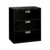 HON Brigade 600 Series 3-Drawer Lateral File Cabinet, Locking, Letter/Legal, Black, 36"W (H683.L.P) 2 HON Brigade 600 Series 3-Drawer Lateral File Cabinet, Locking, Letter/Legal, Black, 36"W (H683.L.P) -STAPLES Sales sp43813177 sc7