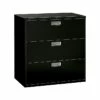 HON Brigade 600 Series 3-Drawer Lateral File Cabinet, Locking, Letter/Legal, Black, 42"W (H693.L.P) 2 HON Brigade 600 Series 3-Drawer Lateral File Cabinet, Locking, Letter/Legal, Black, 42"W (H693.L.P) -STAPLES Sales sp43813192 sc7