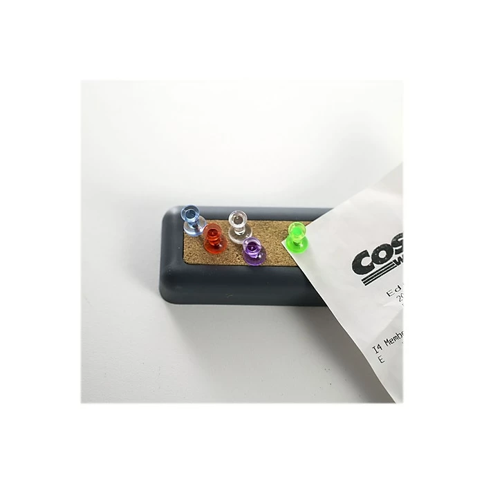 Officemate Push Pins, Translucent Assorted Colors, 200/Tub (35710) 4 Officemate Push Pins, Translucent Assorted Colors, 200/Tub (35710) - Image 2