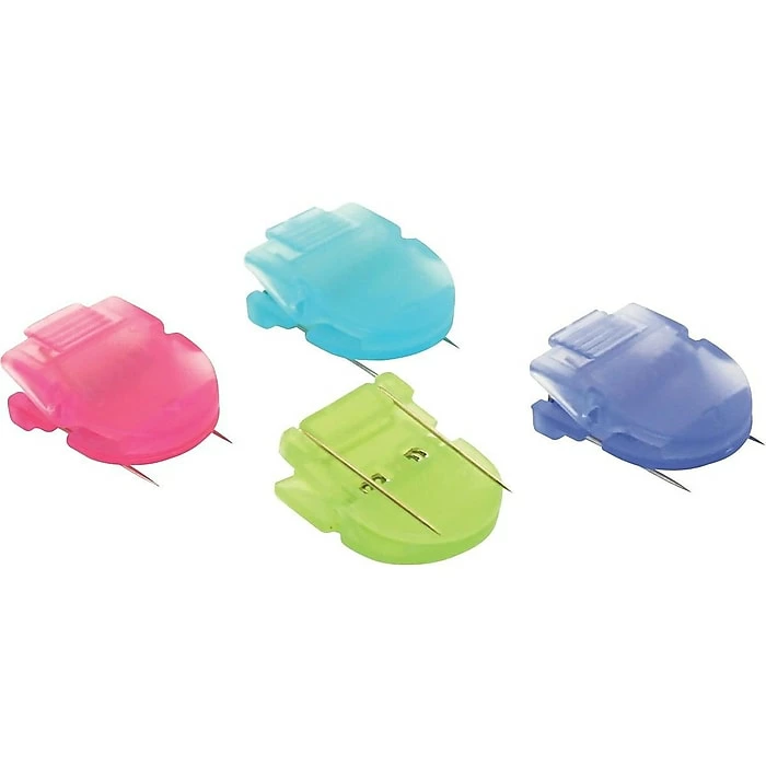 Advantus Panel Wall Cubicle Clips, Assorted Cool Colors, 20/Box (75307) 4 Advantus Panel Wall Cubicle Clips, Assorted Cool Colors, 20/Box (75307) - Image 2