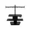 Mount-It! Standing Desk Converter With Dual Monitor Mount, Aluminum (MI-7914) 1 Mount-It! Standing Desk Converter With Dual Monitor Mount, Aluminum (MI-7914) -STAPLES Sales sp44336597 sc7