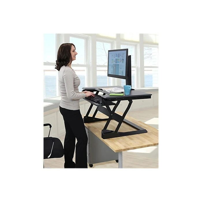 Ergotron WorkFit-T 35"W Adjustable Riser (33-397-085) 6 Ergotron WorkFit-T 35"W Adjustable Riser (33-397-085) - Image 4