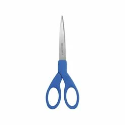 Westcott All Purpose 7" Stainless Steel Scissors, Pointed Tip, Blue (44217)
