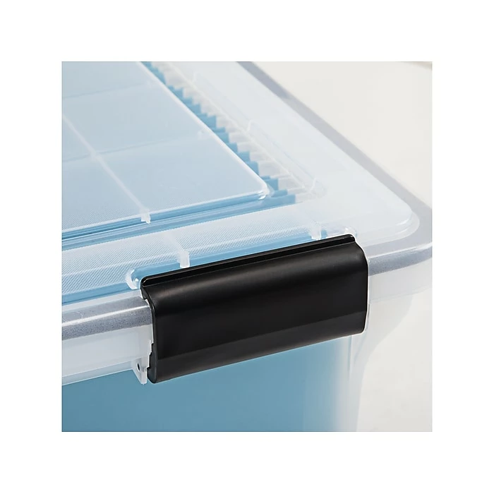 IRIS WeatherPro Plastic File Box, Letter Legal Size, 6/Pack, Clear (110600) 7 IRIS WeatherPro Plastic File Box, Letter Legal Size, 6/Pack, Clear (110600) - Image 5