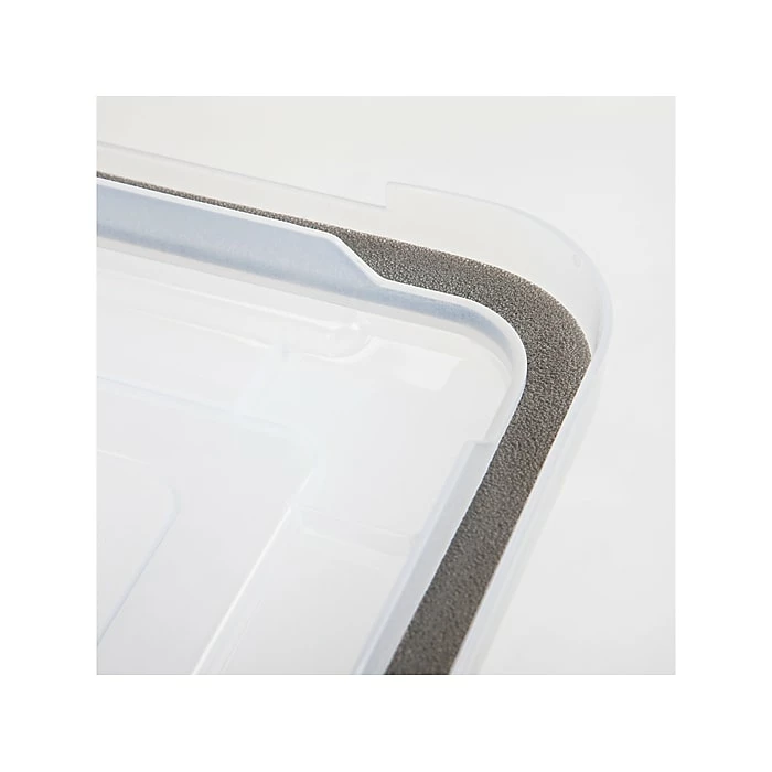 IRIS WeatherPro Plastic File Box, Letter Legal Size, 6/Pack, Clear (110600) 8 IRIS WeatherPro Plastic File Box, Letter Legal Size, 6/Pack, Clear (110600) - Image 6