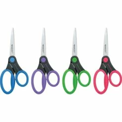 Westcott Soft Handle Student 7" Stainless Steel Standard Scissors, Pointed Tip, Assorted Colors (14609) -STAPLES Sales sp44851159 sc7