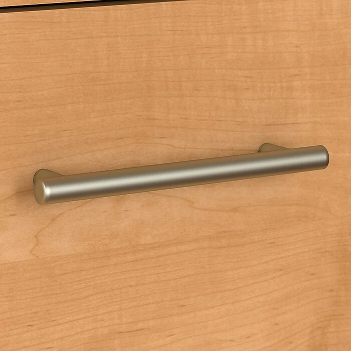 Bush Furniture Somerset 72W 3 Position Sit To Stand L Shaped Desk With Hutch And File Cabinet, Maple Cross (SET016MC) 6 Bush Furniture Somerset 72W 3 Position Sit To Stand L Shaped Desk With Hutch And File Cabinet, Maple Cross (SET016MC) - Image 4