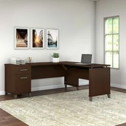 Bush Furniture Somerset 72W 3 Position Sit To Stand L Shaped Desk, Mocha Cherry (SET014MR) -STAPLES Sales sp45060488 sc7