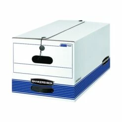 Bankers Box Stor/File™ Medium-Duty FastFold File Storage Boxes, String & Button, Letter Size, White/Blue, 20/Carton (0070409) 19 Bankers Box Stor/File™ Medium-Duty FastFold File Storage Boxes, String & Button, Letter Size, White/Blue, 20/Carton (0070409) -STAPLES Sales sp45447292 sc7
