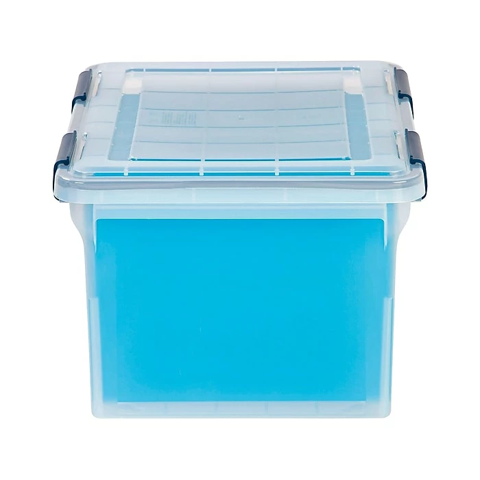 Iris WeatherPro Plastic Box, Letter/Legal Size, Clear (110601) 6 Iris WeatherPro Plastic Box, Letter/Legal Size, Clear (110601) - Image 4