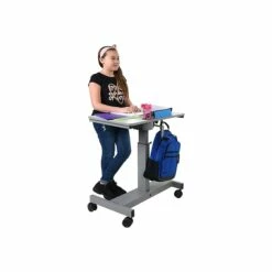 Luxor Student 27"W Adjustable Desk, Steel/Laminate (STUDENT-C) 16 Luxor Student 27"W Adjustable Desk, Steel/Laminate (STUDENT-C) -STAPLES Sales sp45461530 sc7