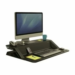 Fellowes Lotus 33" Standing Desk Converter, Black (0007901) 14 Fellowes Lotus 33" Standing Desk Converter, Black (0007901) -STAPLES Sales sp46036788 sc7