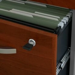 Bush Business Furniture Westfield 36W 2 Drawer Lateral File Cabinet, Hansen Cherry/Graphite Gray (WC24454C) 11 Bush Business Furniture Westfield 36W 2 Drawer Lateral File Cabinet, Hansen Cherry/Graphite Gray (WC24454C) -STAPLES Sales sp46631716 sc7