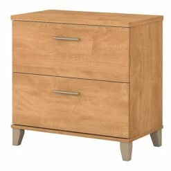 Bush Furniture Somerset Lateral File Cabinet, Maple Cross (WC81480)