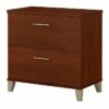Bush Furniture Somerset Lateral File Cabinet, Hansen Cherry (WC81780)