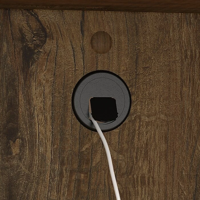 Bush Furniture Latitude Printer Stand File Cabinet, Rustic Brown Embossed (LAF124RB-03) 6 Bush Furniture Latitude Printer Stand File Cabinet, Rustic Brown Embossed (LAF124RB-03) - Image 4