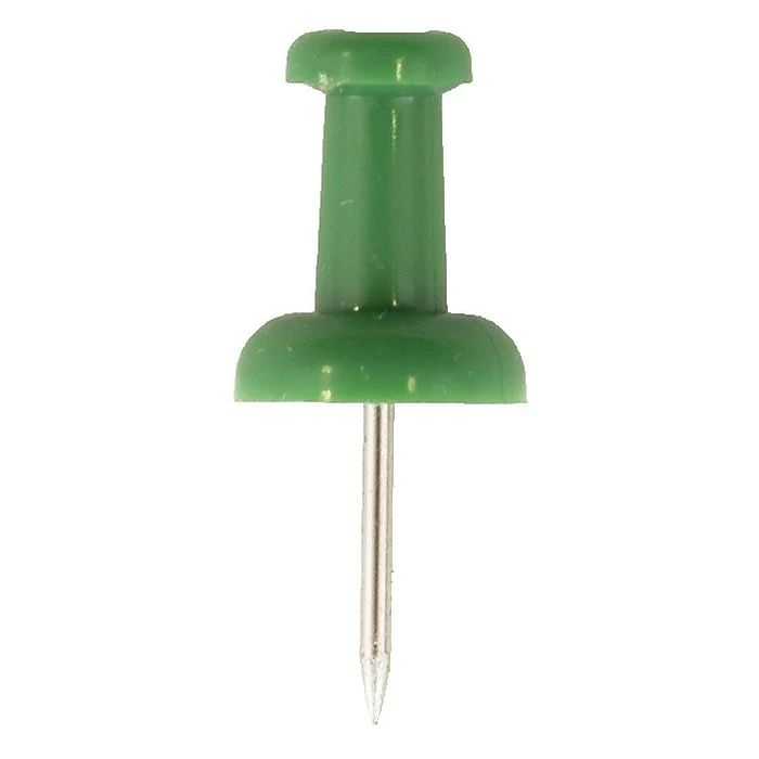 JAM Paper Push Pins, Green, 2 Packs Of 100 (2242954A) 5 JAM Paper Push Pins, Green, 2 Packs Of 100 (2242954A) - Image 3