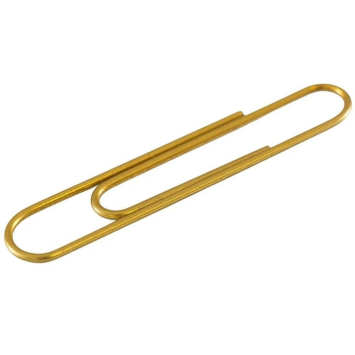 JAM Paper Jumbo Paper Clip, Gold, 75/pack (21832060) 6 JAM Paper Jumbo Paper Clip, Gold, 75/pack (21832060) - Image 4