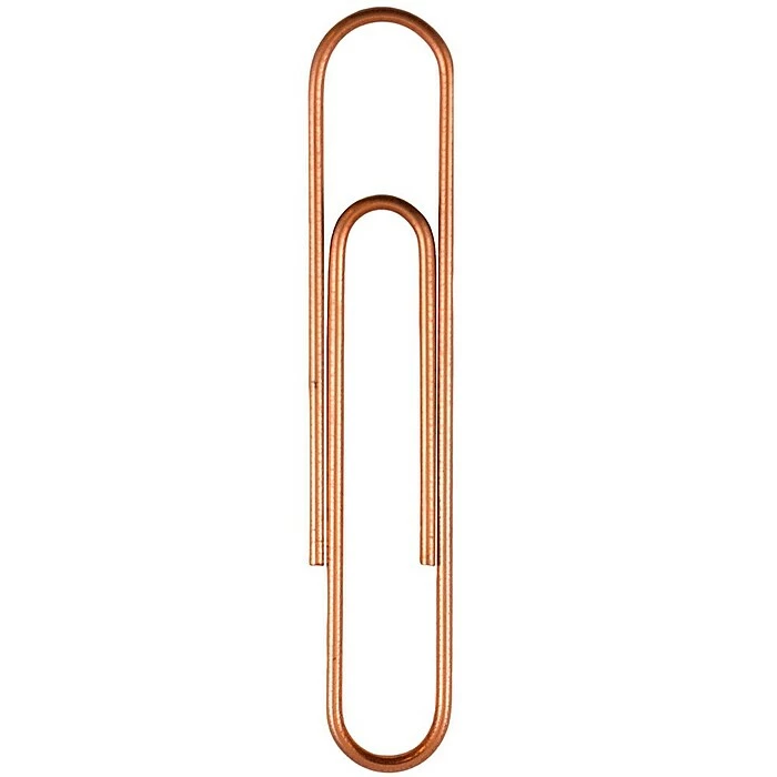 JAM Paper® Colored Jumbo Paper Clips, Large 2 Inch, Rose Gold Paperclips, 2 Packs Of 75 (21832059a) 6 JAM Paper® Colored Jumbo Paper Clips, Large 2 Inch, Rose Gold Paperclips, 2 Packs Of 75 (21832059a) - Image 4