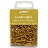 JAM Paper Small Paper Clips, Gold, 100/pack (21832058) 1 JAM Paper Small Paper Clips, Gold, 100/pack (21832058) -STAPLES Sales sp4813713 sc7
