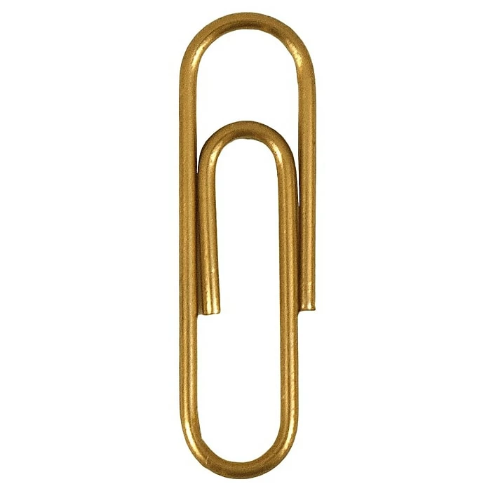 JAM Paper Small Paper Clips, Gold, 100/pack (21832058) 5 JAM Paper Small Paper Clips, Gold, 100/pack (21832058) - Image 3