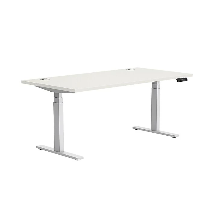 Union & Scale™ Workplace2.0™ 30X60 Height Adjustable Table, Silver Mesh 3 Union & Scale™ Workplace2.0™ 30X60 Height Adjustable Table, Silver Mesh