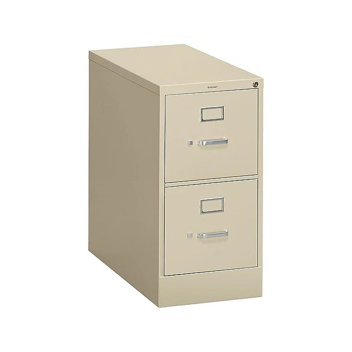 HON S380 2-Drawer Vertical File Cabinet, Locking, Letter, Putty, 26.5"D (HS382PL) 3 HON S380 2-Drawer Vertical File Cabinet, Locking, Letter, Putty, 26.5"D (HS382PL)