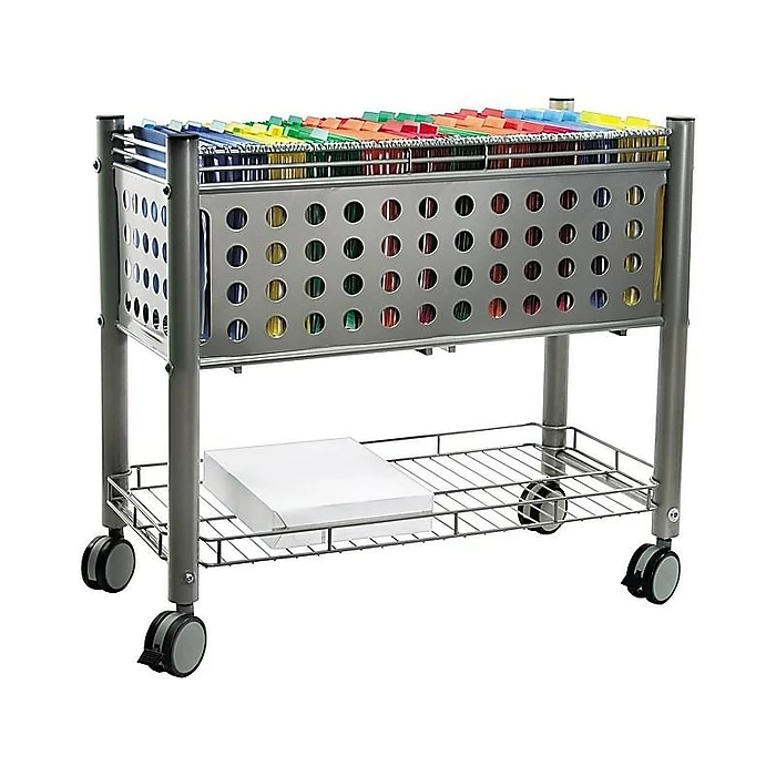 Vertiflex Open Vertical File Cabinet, Mobile, Letter/Legal, Matte Gray, 13.75"W (VF52000) 3 Vertiflex Open Vertical File Cabinet, Mobile, Letter/Legal, Matte Gray, 13.75"W (VF52000)