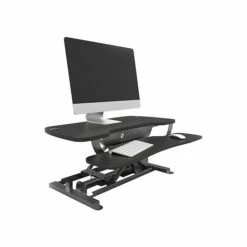 Versa Tables VersaDesk PowerPro 36"W Adjustable Riser, Black (SP7643624-00-B)