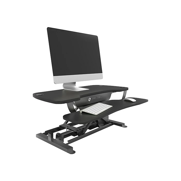 Versa Tables VersaDesk PowerPro 36"W Adjustable Riser, Black (SP7643624-00-B) 3 Versa Tables VersaDesk PowerPro 36"W Adjustable Riser, Black (SP7643624-00-B)