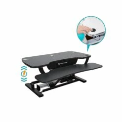 Versa Tables VersaDesk PowerPro 36"W Adjustable Riser, Black (SP7643624-00-B) 16 Versa Tables VersaDesk PowerPro 36"W Adjustable Riser, Black (SP7643624-00-B) -STAPLES Sales sp50988095 sc7