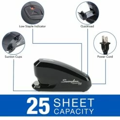 Swingline Speed Pro™ Electric Stapler Value Pack (Premium Staples & Staple Remover Included), 25 Sheet Capacity, Black (42140) 10 Swingline Speed Pro™ Electric Stapler Value Pack (Premium Staples & Staple Remover Included), 25 Sheet Capacity, Black (42140) -STAPLES Sales sp56867798 sc7