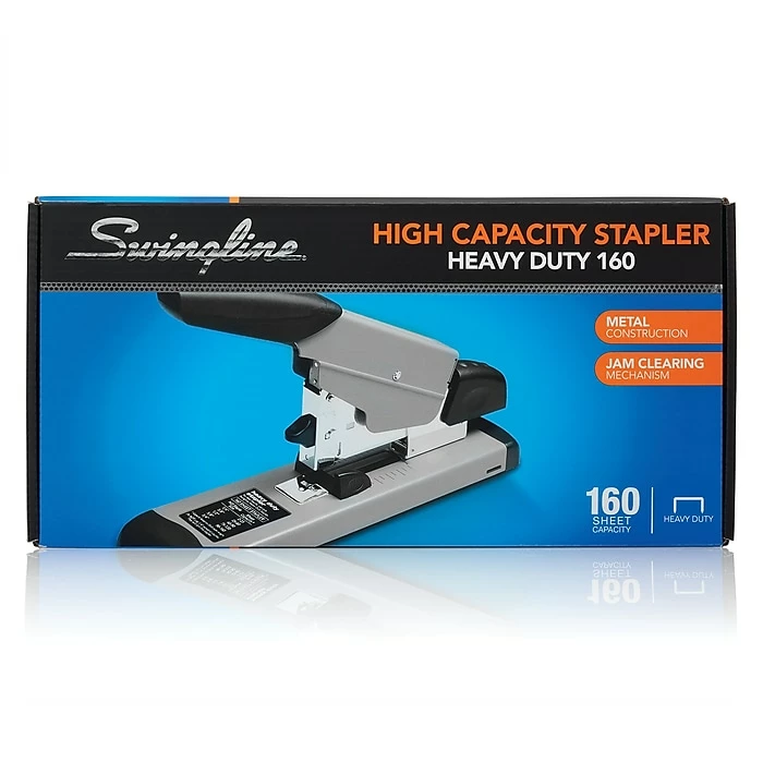 Swingline Heavy Duty Desktop Stapler, 160 Sheet Capacity, Black/Gray (39005) 4 Swingline Heavy Duty Desktop Stapler, 160 Sheet Capacity, Black/Gray (39005) - Image 2