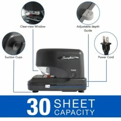 Swingline Cartridge Electric Desktop Stapler, 30 Sheet Capacity, Black (69008) 11 Swingline Cartridge Electric Desktop Stapler, 30 Sheet Capacity, Black (69008) -STAPLES Sales sp56867964 sc7