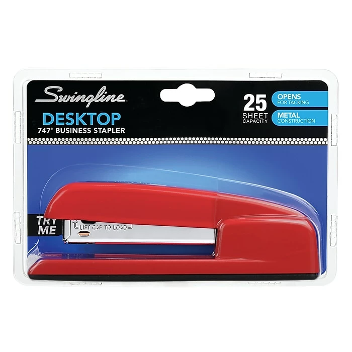 Swingline® 747® Business Stapler, 25 Sheet Capacity, Rio Red (74736) 8 Swingline® 747® Business Stapler, 25 Sheet Capacity, Rio Red (74736) - Image 6