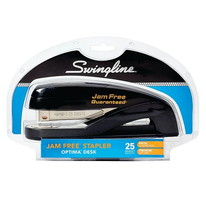 Swingline® Optima® Desk Stapler, 25 Sheet Capacity, Graphite Black (87800) 6 Swingline® Optima® Desk Stapler, 25 Sheet Capacity, Graphite Black (87800) - Image 4