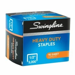 Swingline® Heavy Duty Staples, 1/2" Length, 5,000/Box (79392) 7 Swingline® Heavy Duty Staples, 1/2" Length, 5,000/Box (79392) -STAPLES Sales sp56871045 sc7