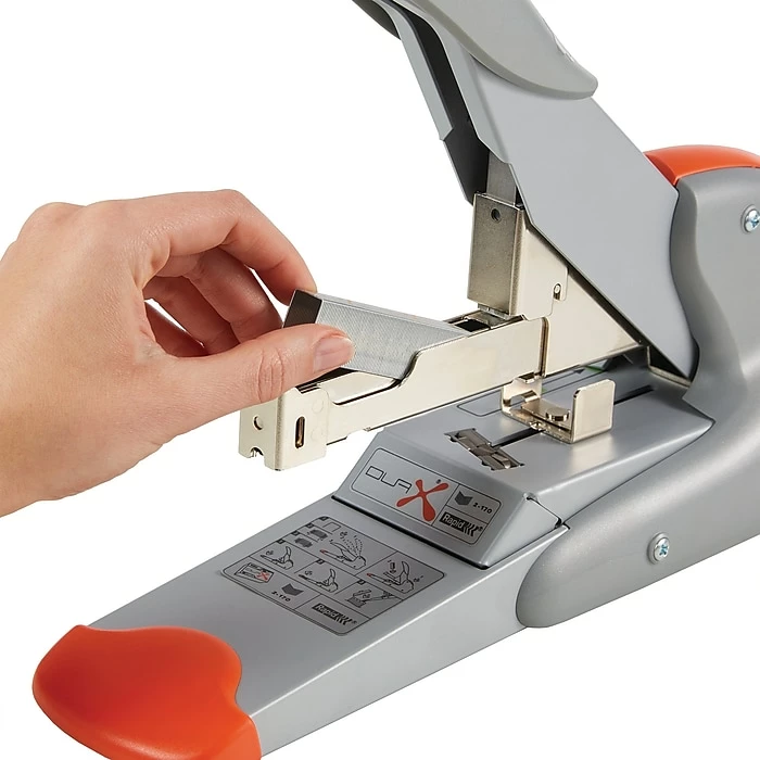 Rapid DUAX Heavy Duty Desktop Stapler, 170 Sheet Capacity, Silver (73338) 6 Rapid DUAX Heavy Duty Desktop Stapler, 170 Sheet Capacity, Silver (73338) - Image 4