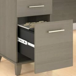 Bush Furniture Somerset 72W 3 Position Sit To Stand L Shaped Desk With Hutch And File Cabinet, Ash Gray (SET016AG) 16 Bush Furniture Somerset 72W 3 Position Sit To Stand L Shaped Desk With Hutch And File Cabinet, Ash Gray (SET016AG) -STAPLES Sales sp58434453 sc7