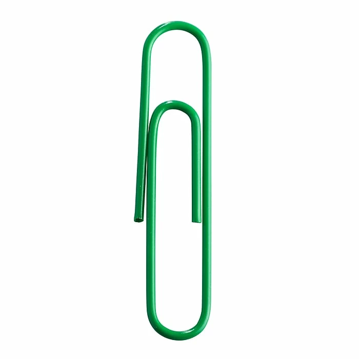 JAM Paper Jumbo Paper Clips, Green, 75/Pack (42186878) 5 JAM Paper Jumbo Paper Clips, Green, 75/Pack (42186878) - Image 3