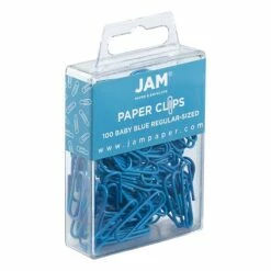 JAM Paper Small Paper Clips, Baby Blue, 100/Pack (22181933) 7 JAM Paper Small Paper Clips, Baby Blue, 100/Pack (22181933) -STAPLES Sales sp58557626 sc7